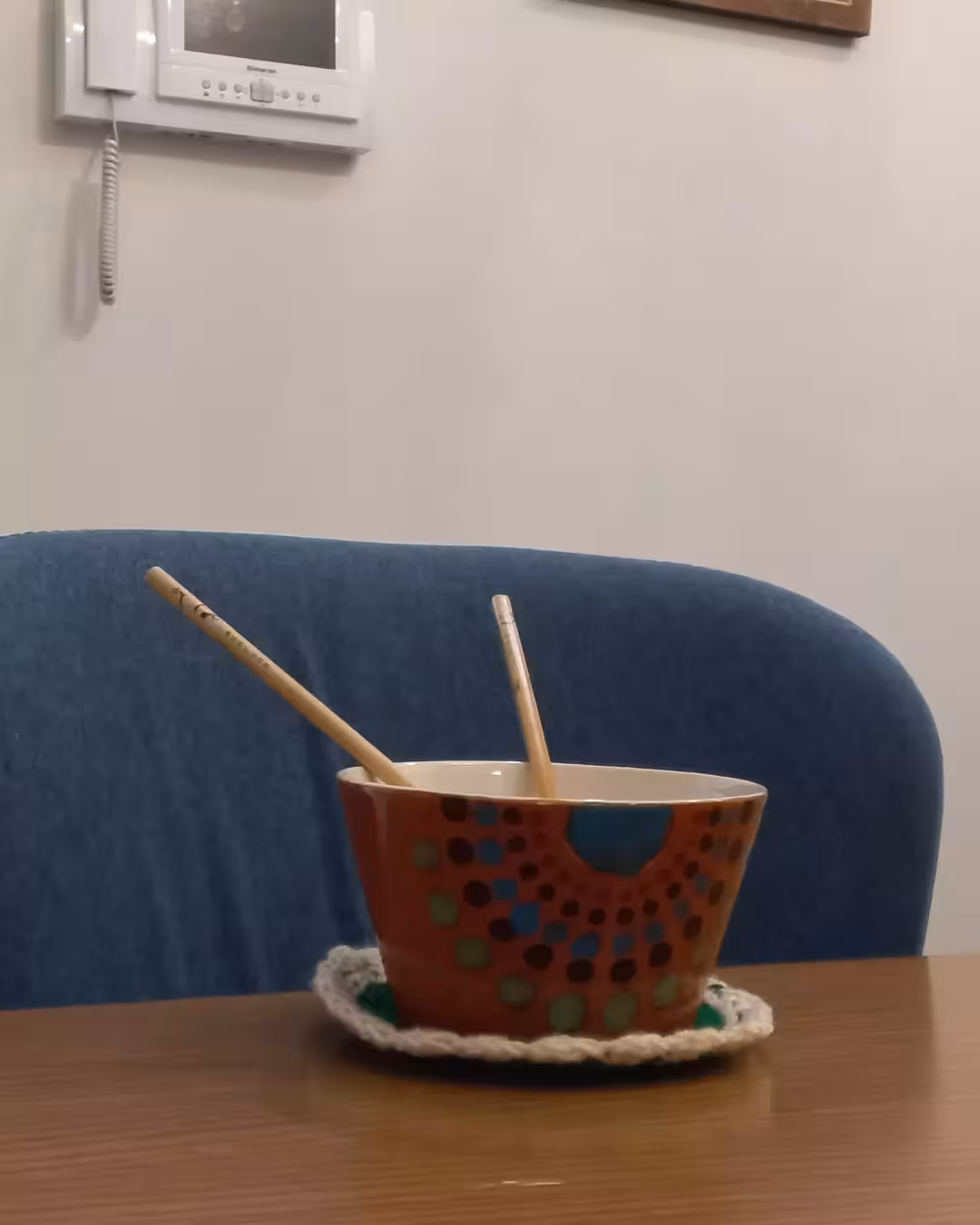 زیر کاسه ای بافتنی