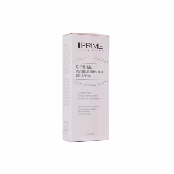 ژل ضد آفتاب SPF50 حاوی ویتامین سی پریم 40 میلی لیتر