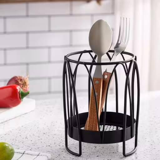 جا قاشقی فلزی مشکی