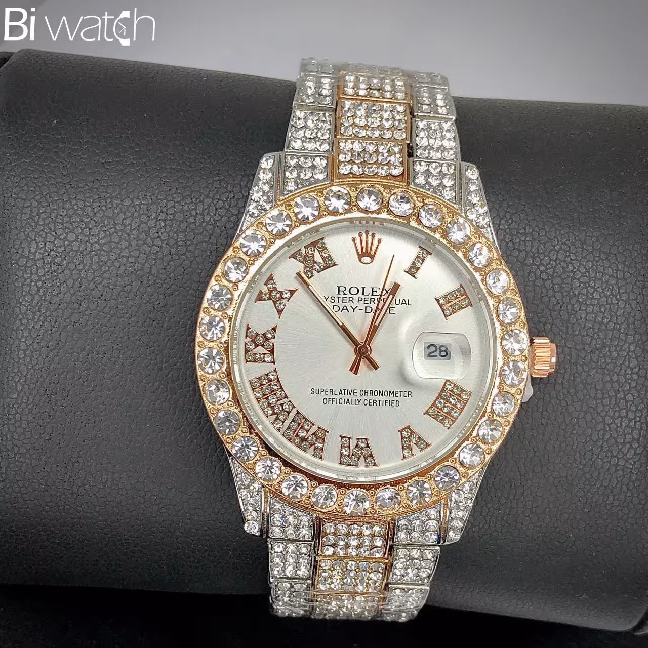 ساعت مچی فول نگین رولکس Rolex Full Diamonds 6776R