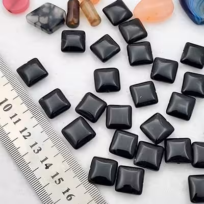 سنگ مربعی مشکی کد33