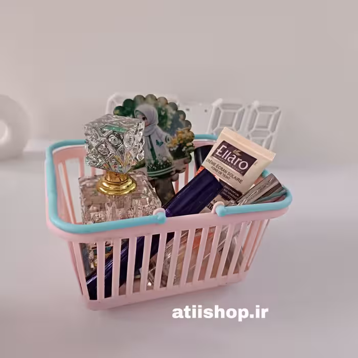 سبد طرح پینترستی رنگ پاستلی