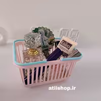 سبد طرح پینترستی رنگ پاستلی