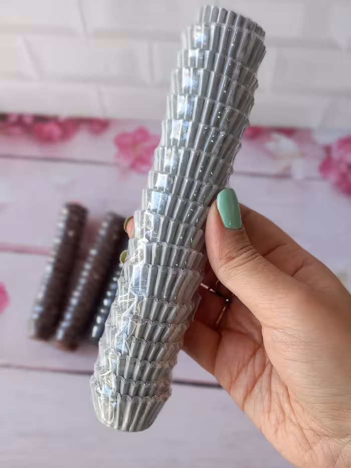 کپسول کاغذی حلوایی رنگی سایز کوچک 100 عددی