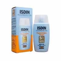 کرم ضد آفتاب بی رنگ ایزدین  مدل فیوژن واتر مجیک Spf 50 بر پایه آب با ساختاری سبک و خاصیت آبرسانی بالا و کنترل چربی پوست  حتی مناسب برای استفاده دور چشم حجم 50 میل ساخت اسپانیا