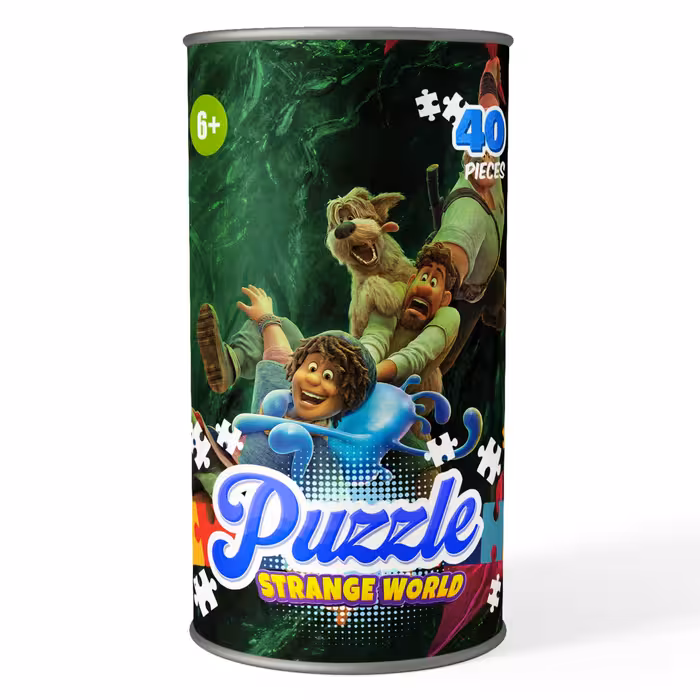 پازل 40 تکه کارتون دنیای عجیب و غریب