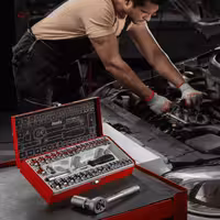 متعلقات بکس 40 عددی 3/8 اینچ دسته TPR کد 2604