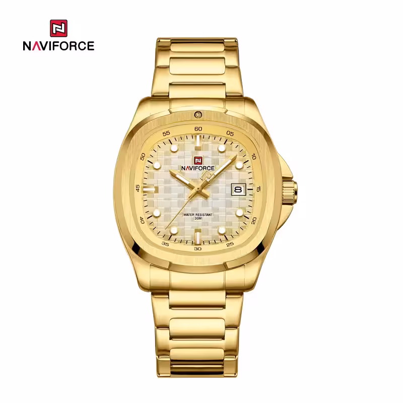 ساعت مچی مردانه نیوی فورس Naviforce NF 9240 G/G/G
