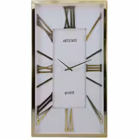 ساعت دیواری آرتمیس کد 2028 Gold White طلایی سفید