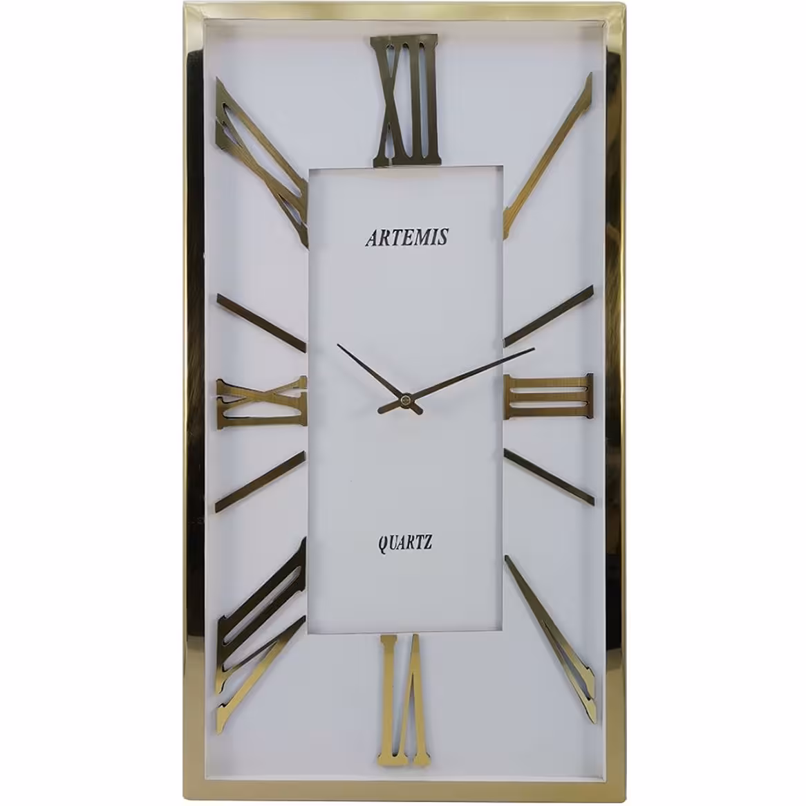 ساعت دیواری آرتمیس کد 2028 Gold White طلایی سفید