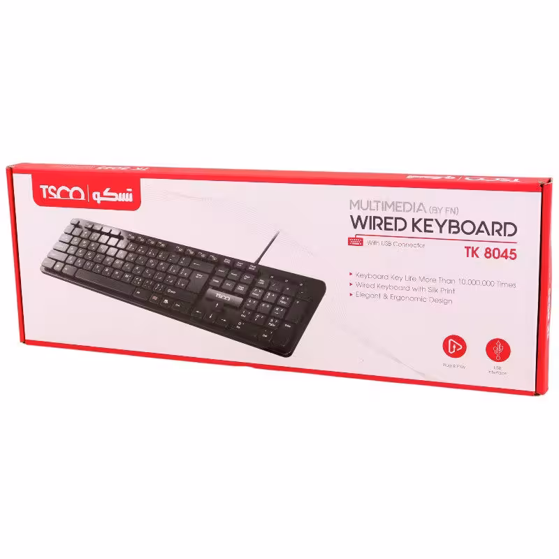کیبورد سیمی تسکو TK8045