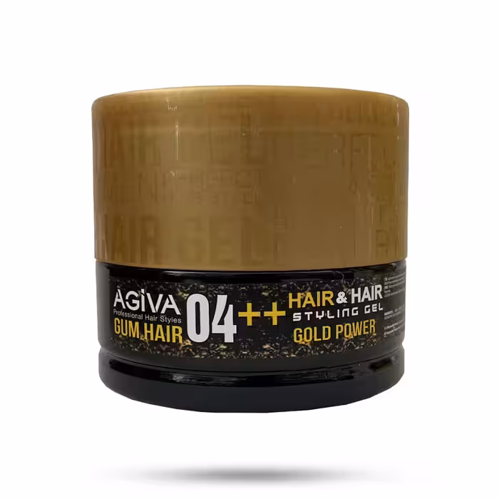 ژل مو agiva آگیوا مدل Gold Power درجه سختی   04 حجم 700 میل