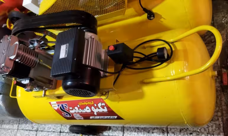 کمپرسور 100 لیتری دوسیلندر دو اسب روغنی تکنو صنعت مدل 2065