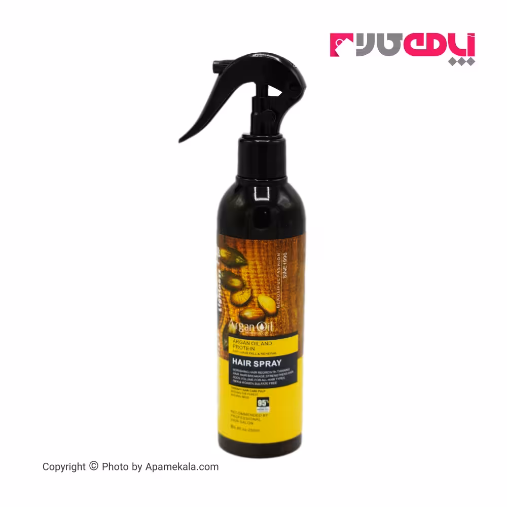 اسپری دوفاز و گره باز کن مو آرگان لایتنس Lightness حجم 250 میل
