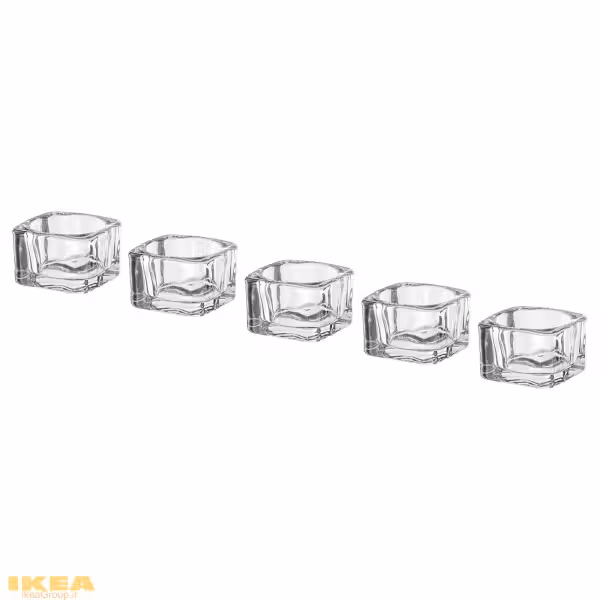 ست 5 تایی جا شمعی مدل GLASIG | برند ایکیا | ارسال 15 الی 20 روز کاری