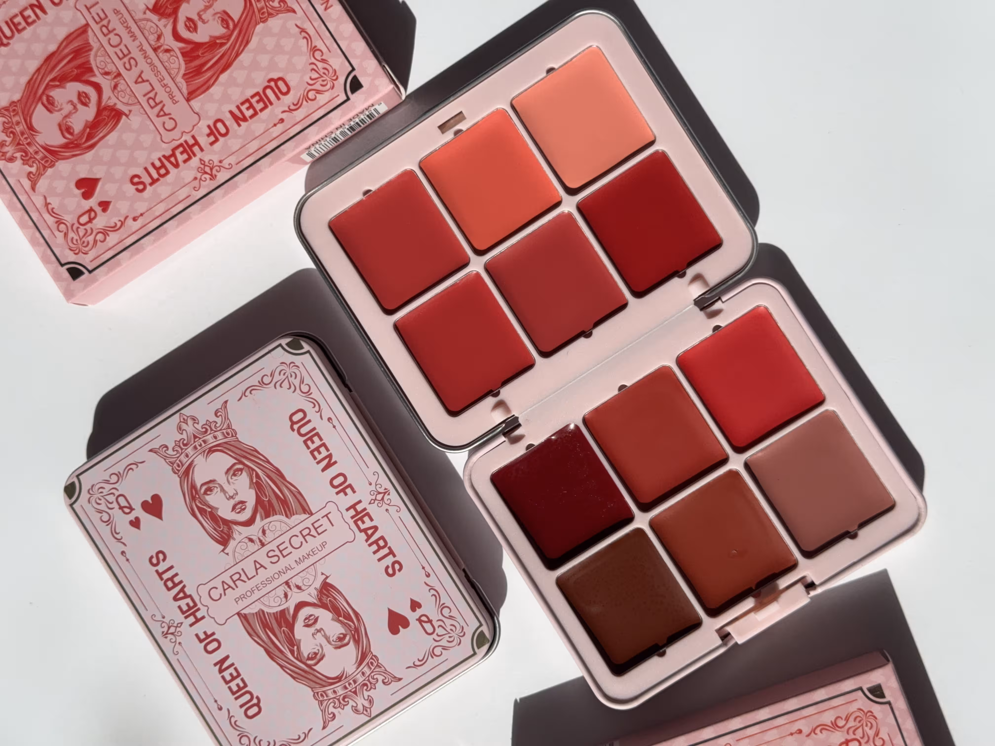 رژگونه و رژلب  پالتی کارلا سکرت دوازده رنگ