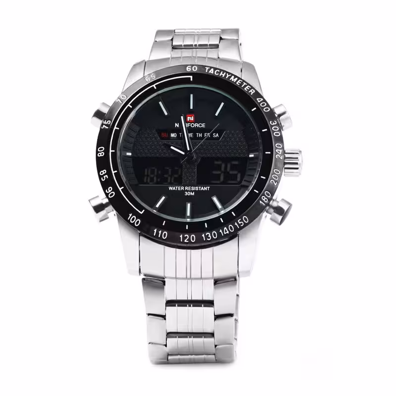 ساعت مچی عقربه ای مردانه نیوی فورس مدل NF9024M/SBW