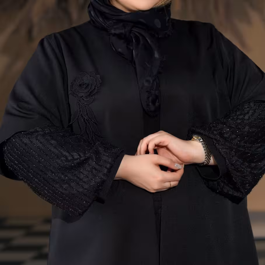 مانتو مجلسی سایز بزرگ مازراتی و لمه
