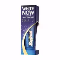 خمیر دندان سفید کننده سیگنال سری White Now Gold حجم 50 میلی