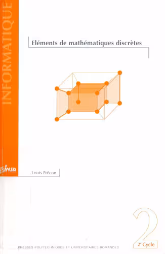 خرید و دانلود نسخه کامل کتاب Eléments de mathématiques discrètes