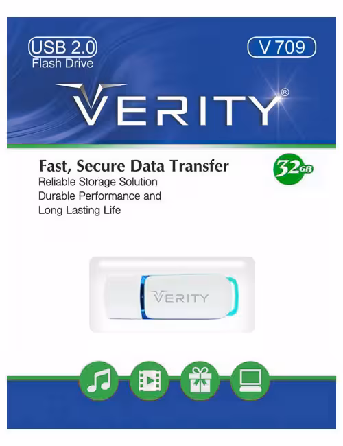 فلش مموری وریتی مدل V709 ظرفیت 32 گیگابایت