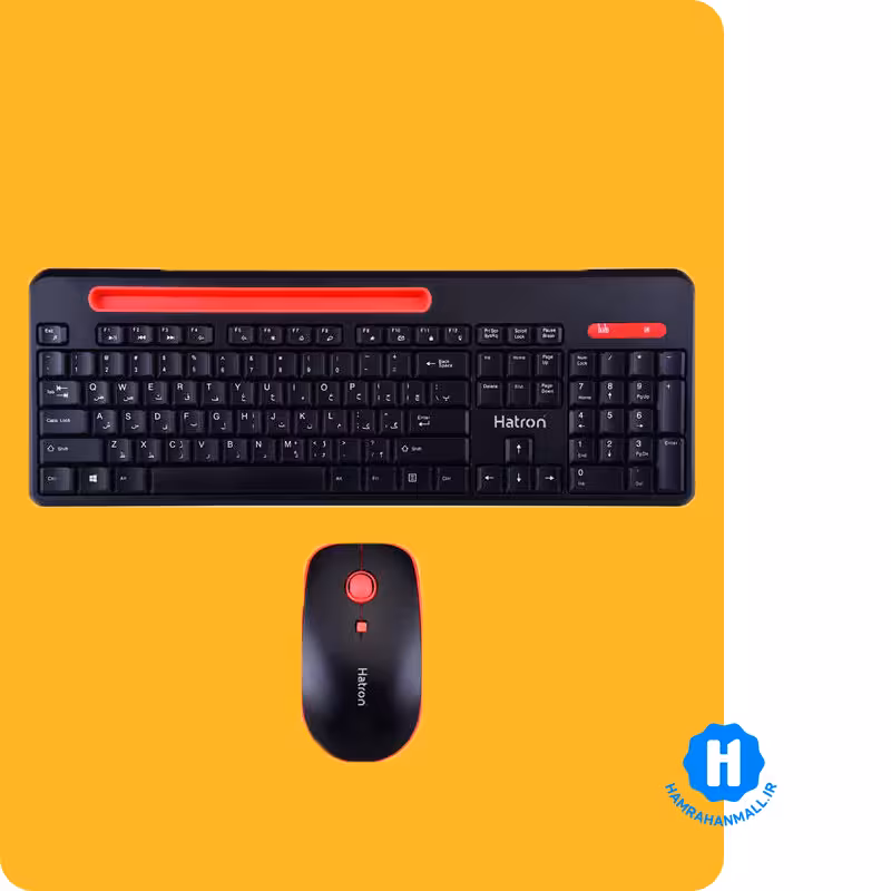 کیبورد و ماوس هترون مدل HKCW135