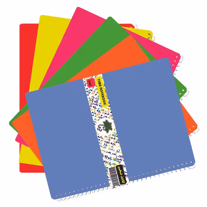 دفتر مشق 100 برگ تیما مدل رویال بسته 6 عددی | چاوه