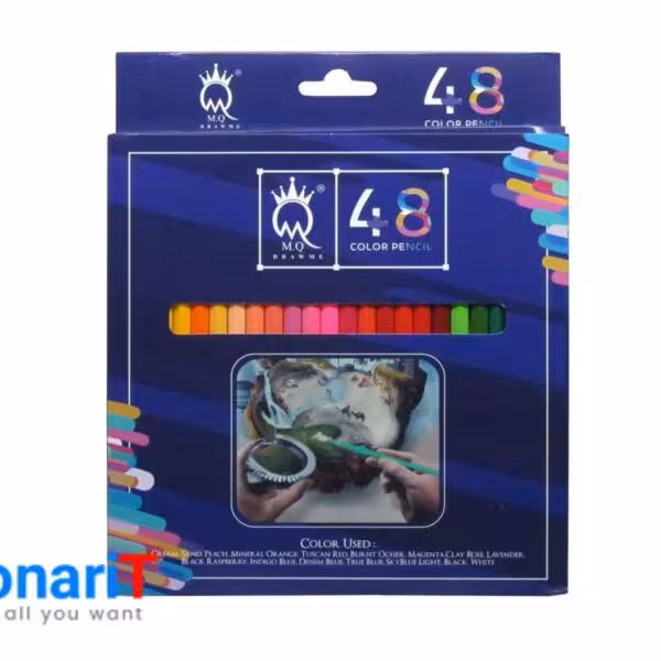 مداد رنگی 48 رنگ ام کیو مدل 00048G