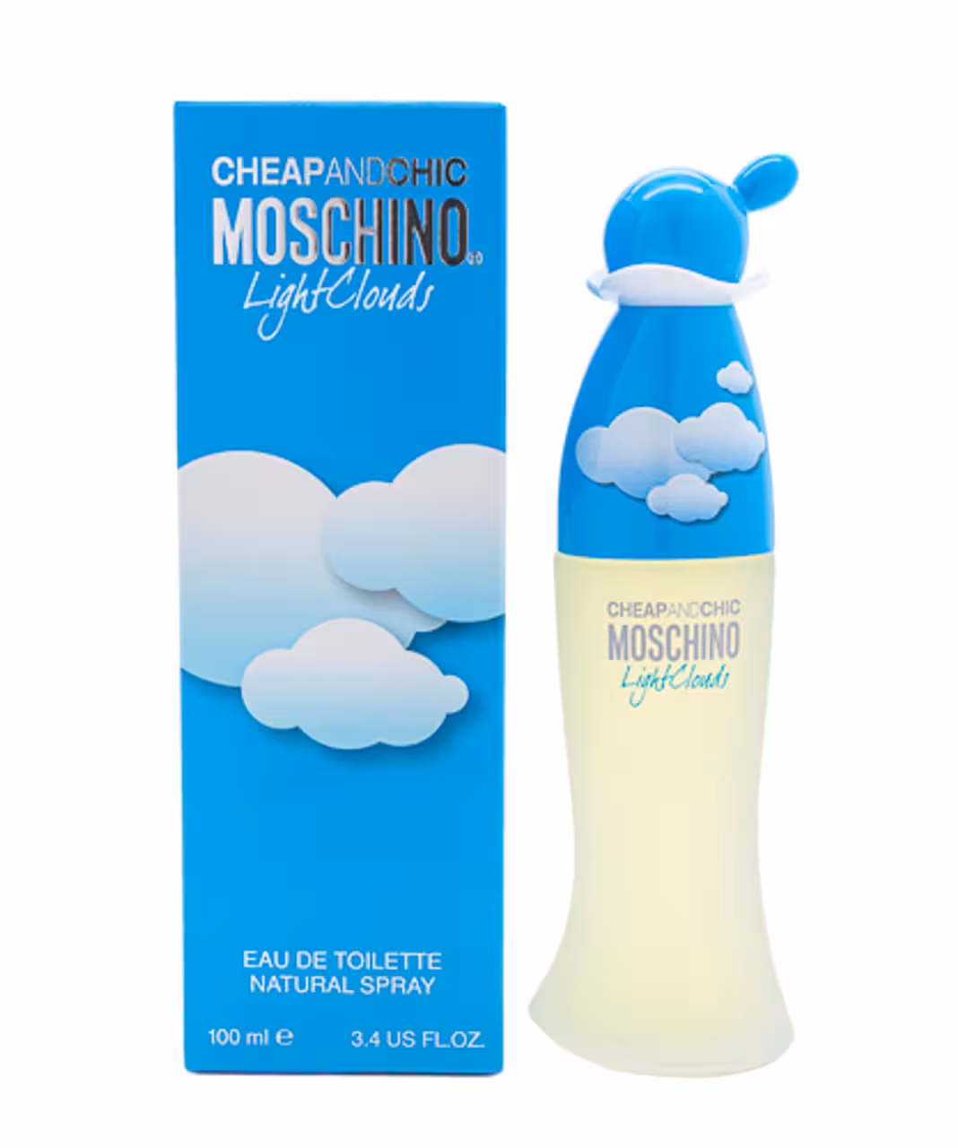 عطر و ادکلن زنانه موسچینو چیپ اند شیک لایت کلود ادوتویلت MOSCHINO CHEAP & CHIC LIGHT CLOUDSEDT FOR WOMEN