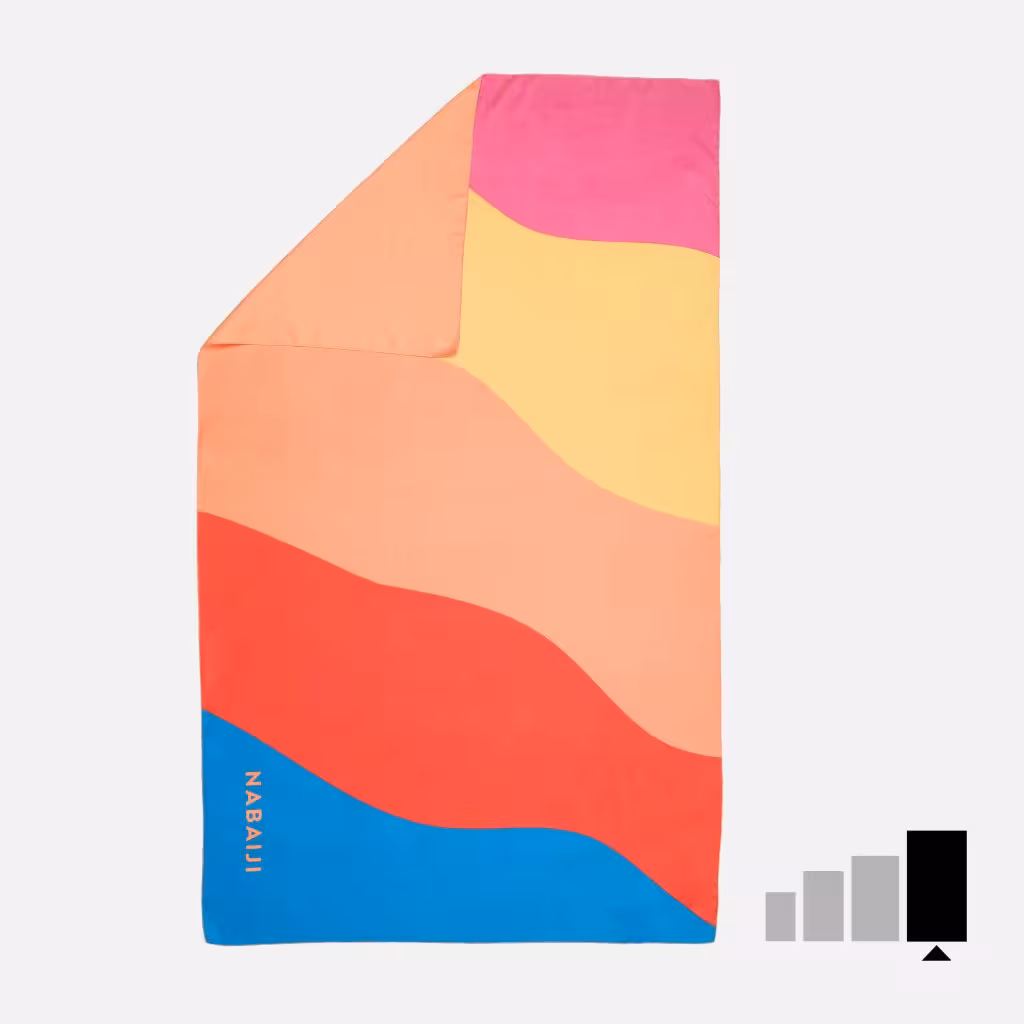 حوله نابایجی مایکروفایبر دکتلون Nabaiji Microfiber Towel – XL – Printed – 110 x 175 cm