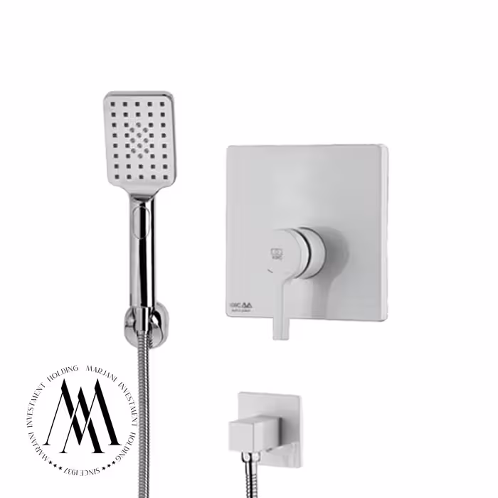 شیر حمام توکار kwc مدل آوا تیپ 2 (سفید)