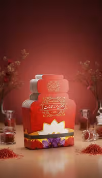 ظروف بسته بندی زعفران -  پاکت بسته بندی نیم گرم(100عددی.)