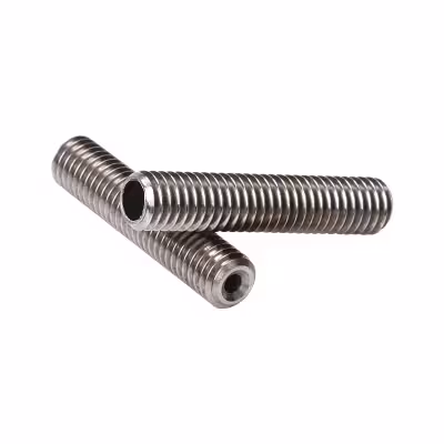 پیچ سوراخ‌دار با لوله تفلونی M6×45