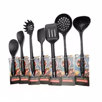 سرویس کفگیر و ملاقه 7 پارچه شنگیا مدل سیلیکونی کد 077 | کالا مکس