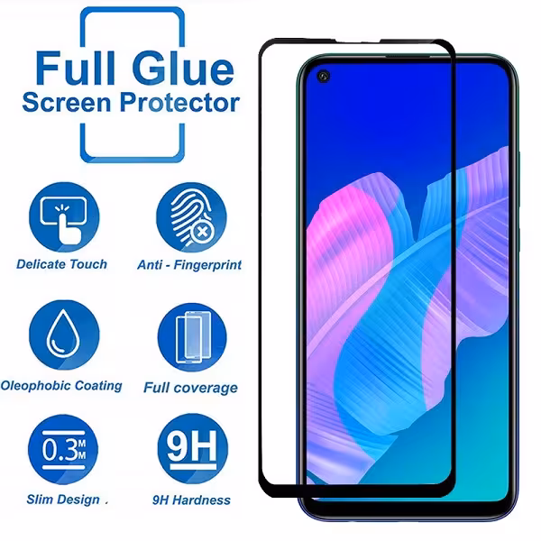گلس وای 7 پی 2020 هواوی فول مخصوص گوشی هواوی Huawei Y7p 2020 محافظ صفحه نمایش شیشه ای Glass Screen Protector For Huawei Y7p