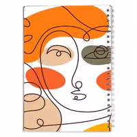 دفتر مشق گرافیکی صورت