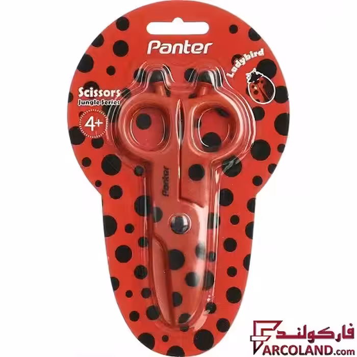 قیچی کودک پنتر مدل کفشدوزک کد Jungle S105