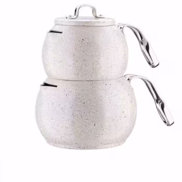 کتری و قوری گرانیتی مدل A230 کرکماز ترکیه ( اورجینال ) / KORKMAZ A230 COMLEK