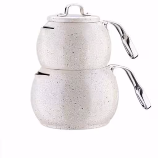 کتری و قوری گرانیتی مدل A230 کرکماز ترکیه ( اورجینال ) / KORKMAZ A230 COMLEK