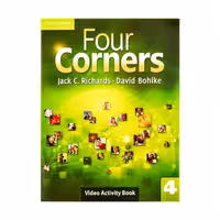 کتاب فیلم فور کورنرز چهار Four Corners 4 Video Activity Book