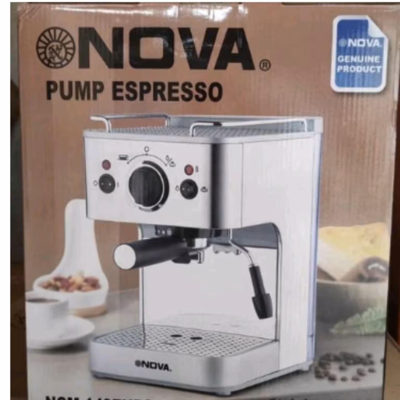 قهوه ساز واسپرسوساز نوا اصل NOVA مدل 149با قدرت 1250 وات مناسب برای ساختن اسپرسو،لاته، کاپوچینو  و...