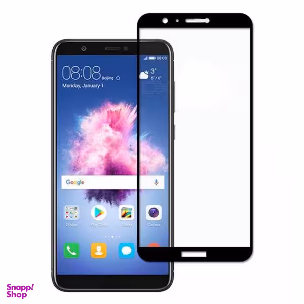 محافظ صفحه نمایش شیشه ای تمام چسب مدل Full Glue مناسب برای گوشی هوآوی P Smart