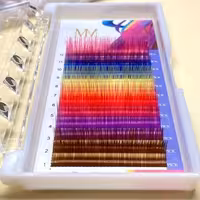 مژه کاشت رنگی 13 میلی متر میس میستری