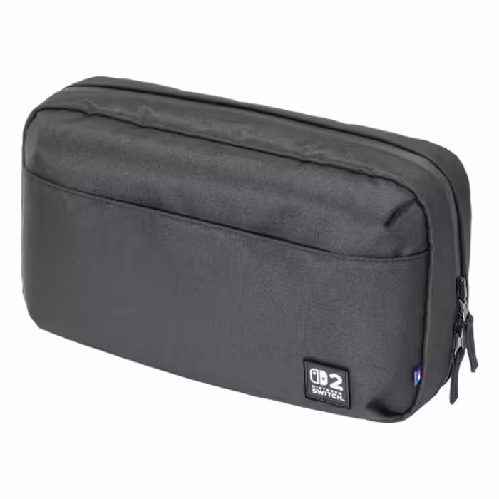 HORI Reversible Travel Pouch Carrying Pouch for Nintendo Switch 2 – Black