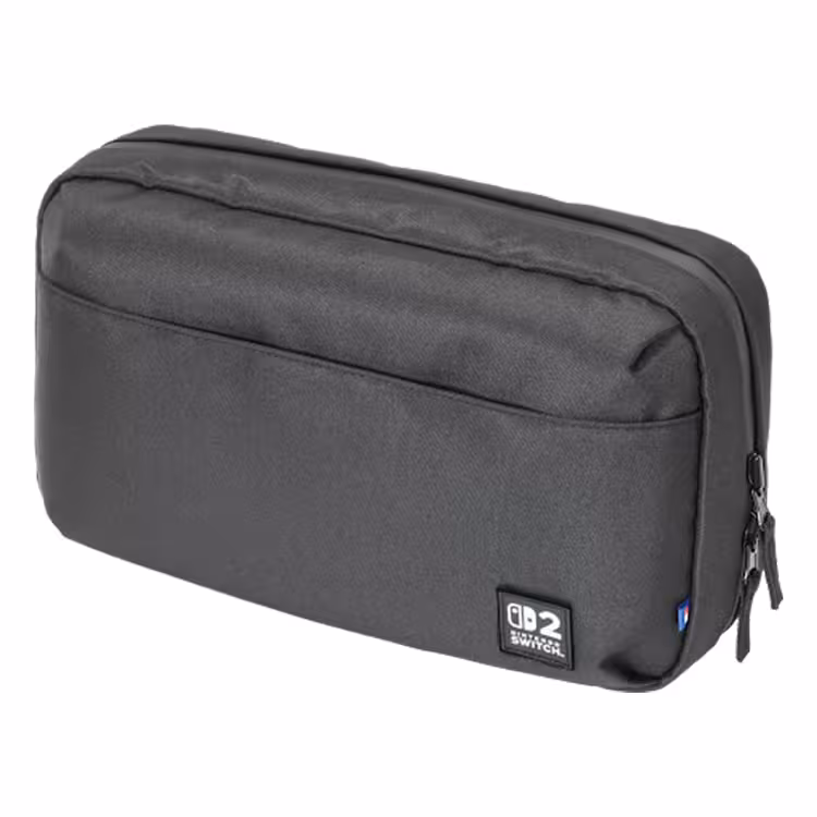 HORI Reversible Travel Pouch Carrying Pouch for Nintendo Switch 2 – Black