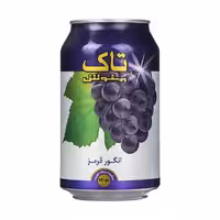 نوشیدنی گازدار انگور قرمز تاک بهنوش 330 میلی لیتری
