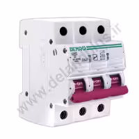 فیوز مینیاتوری سه پل 63 آمپر دناالکتریک مدل B63-6KA