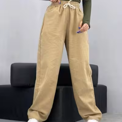 شلوار بگ کتان