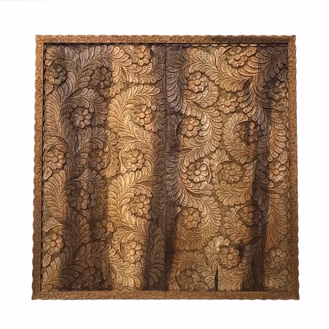 تخته نرد منبت گل و بوته طرح گل