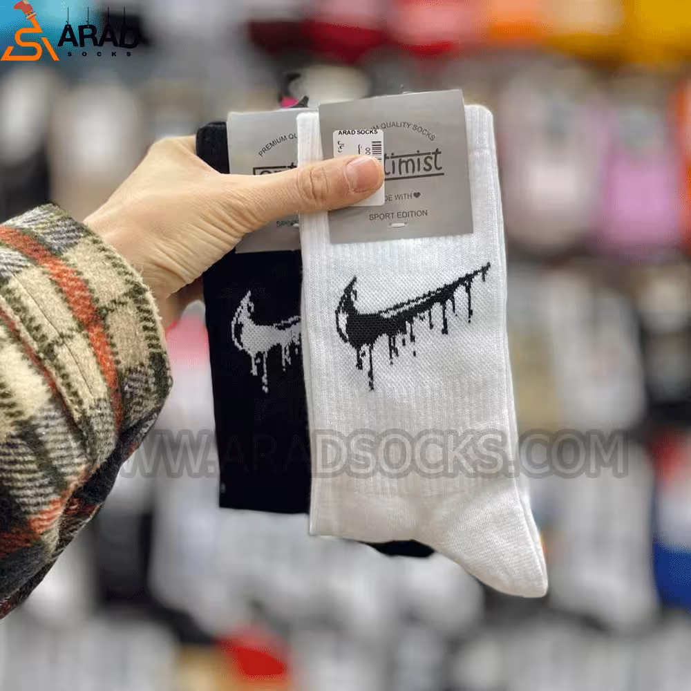 جوراب اسپرت نایکی آبرنگی